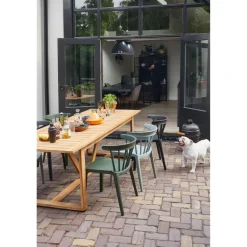 Woood Bliss Spijlenstoel Kunststof Jadegroen