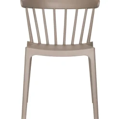 Woood Bliss tuinstoel met spijlen kunststof taupe