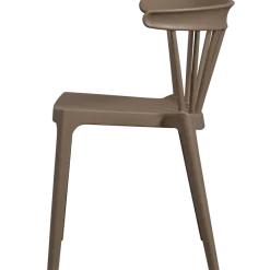 Woood Bliss tuinstoel met spijlen coffee fiber bruin melange