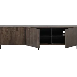 Woood Bono gravure tv meubel essen bruin [fsc]