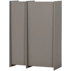 Woood Brock 2-Deurs Kast Essen Fineer Warmgrijs [fsc]