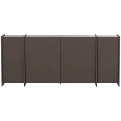 Woood Brock Dressoir 200 Cm Essen Fineer Middenbruin [fsc]