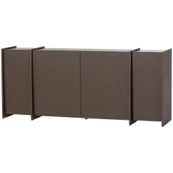Woood Brock Dressoir 200 Cm Essen Fineer Middenbruin [fsc]