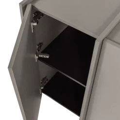 Woood Brock Dressoir 200 Cm Essen Fineer Warmgrijs [fsc]