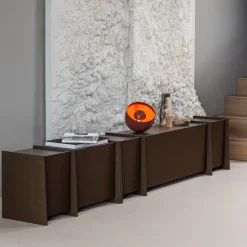 Woood Brock Tv Meubel 102 Cm Essen Fineer Middenbruin [fsc]