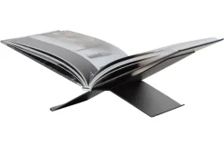 Woood Brook Boekenstandaard Liggend Metaal Zwart
