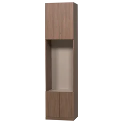 Woood Build Smalle Half Open Kast 54 Cm Eiken Decor Bruin [FSC]