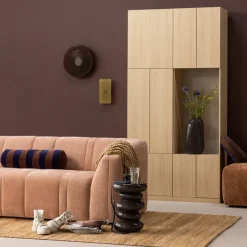 Woood Build Smalle Opbergkast 54 Cm Eiken Decor Naturel [FSC]