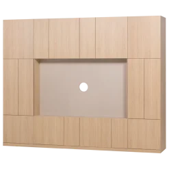 Woood Build Wandkast Combinatie 268 Cm Eiken Decor Naturel [FSC]