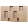 Woood Build Wandkast Combinatie 376 Cm Eiken Decor Naturel [FSC]