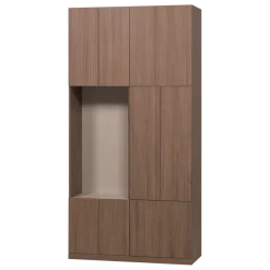 Woood Build Wandkast Combinatie 108 Cm Eiken Decor Bruin [FSC]