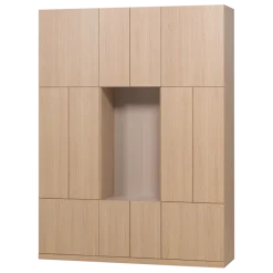 Woood Build Wandkast Combinatie 162 Cm Eiken Decor Naturel [FSC]