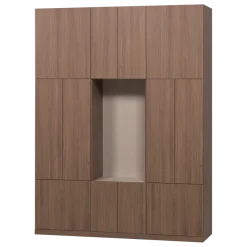 Woood Build Wandkast Combinatie 162 Cm Eiken Decor Bruin [FSC]