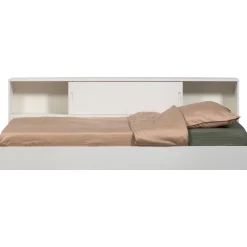 Woood Carter bed grenen wit 90x200cm [fsc]