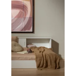 Woood Carter bed grenen wit 90x200cm [fsc]