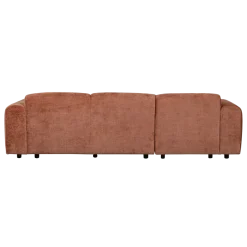 Woood CLOUD chaise longue links geweven chenille terra