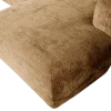 Woood CLOUD chaise longue rechts geweven chenille honinggeel