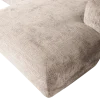 Woood CLOUD chaise longue rechts geweven chenille naturel