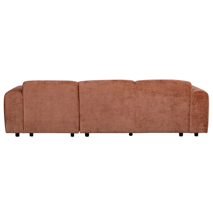 Woood CLOUD chaise longue rechts geweven chenille terra