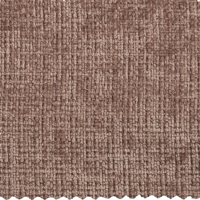 Woood CLOUD chaise longue rechts geweven chenille taupe / roze