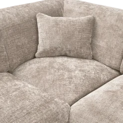 Woood CLOUD hoekbank links geweven chenille naturel