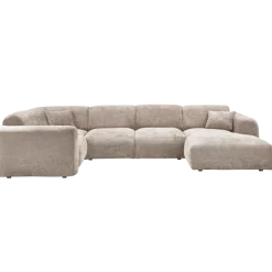 Woood CLOUD hoekbank links geweven chenille naturel