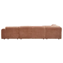 Woood CLOUD hoekbank links geweven chenille terra
