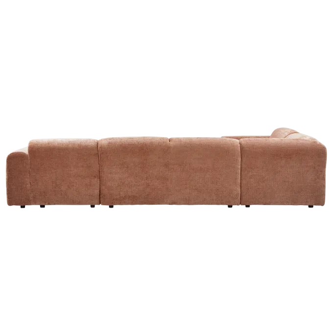 Woood CLOUD hoekbank links geweven chenille terra