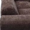 Woood CLOUD hoekbank links geweven chenille warm bruin