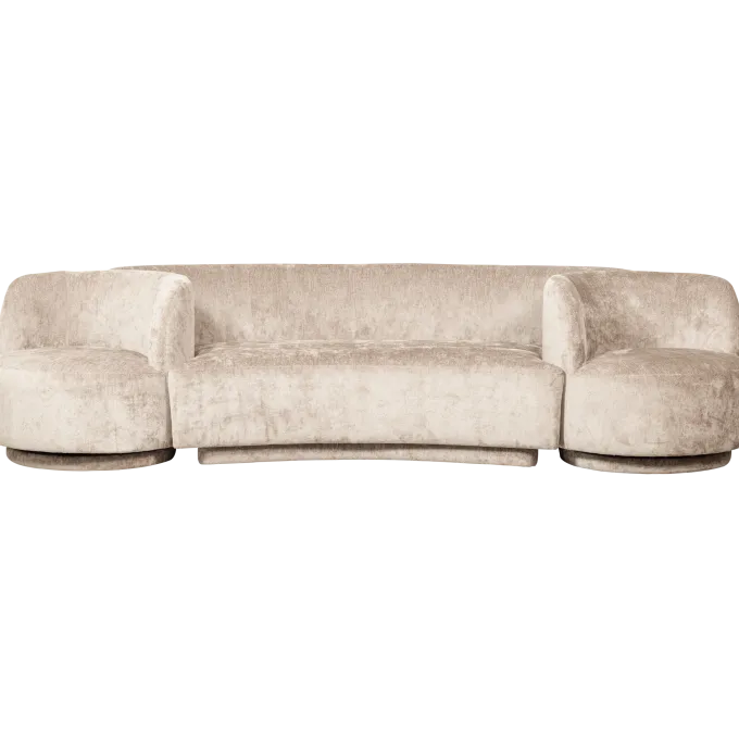 Woood Combi-popular: bankje + fauteuils naturel