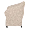 Woood Cordo Eetkamerstoel Met Wielen Melange Naturel [fsc]