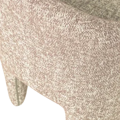 Woood Cordo Eetkamerstoel Met Wielen Melange Naturel [fsc]