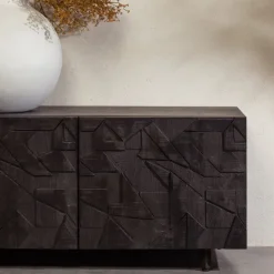 Woood COUNTER TV meubel mango zwart