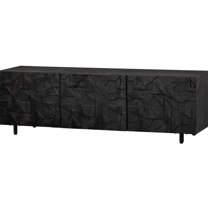 Woood COUNTER TV meubel mango zwart