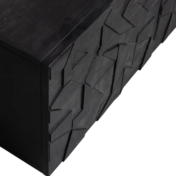 Woood COUNTER TV meubel mango zwart