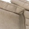Woood Draaifauteuil Kube met hocker naturel