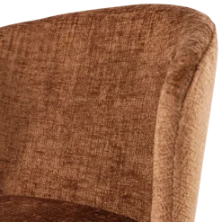 Woood Eetkamerstoel Luse Velvet Oranje - Set van 2 [fsc]