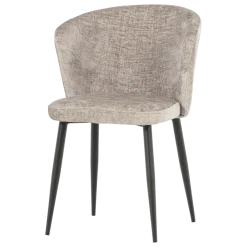 Woood Eetkamerstoel Luse Velvet Beige - Set van 2 [fsc]