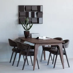 Woood Eettafel Rubo 180 x 95 cm mangohout bruin