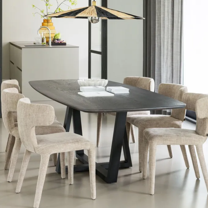 Woood Eettafel Tablo Deens Ovaal met vele mogelijkheden
