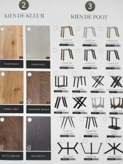 Woood Eettafel Tablo Deens Ovaal met vele mogelijkheden
