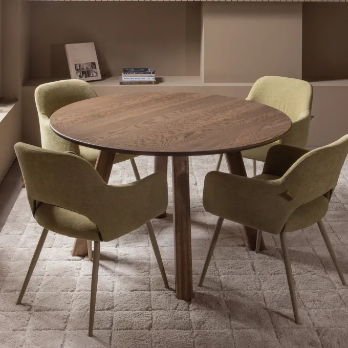 Woood Eettafel Tablo Rond met vele mogelijkheden