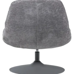 Woood Elvi Draaifauteuil Chenille Structuur Lichtgrijs