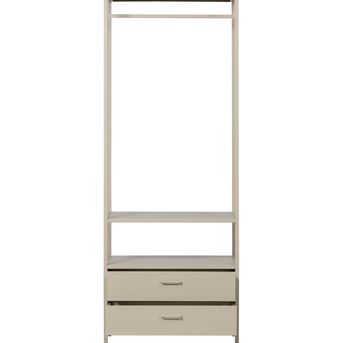 Woood Ferris open kledingkast 70 cm metaal zand