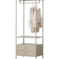 Woood Ferris open kledingkast 70 cm metaal zand
