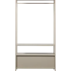Woood Ferris open kledingkast 100 cm metaal zand