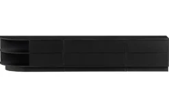 Woood Finca Tv Meubel Rond Links 78 Cm Grenen Zwart [fsc]