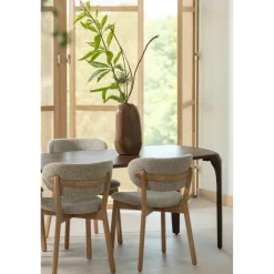 Woood Fiore Eettafel Mango Hout Donkerbruin 230x95 Cm