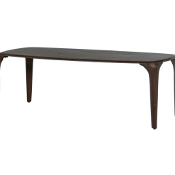 Woood Fiore Eettafel Mango Hout Donkerbruin 230x95 Cm