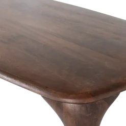 Woood Fiore Eettafel Mango Hout Donkerbruin 190x95 Cm